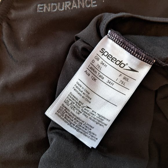 32H Speedo Iris Sports Swimsuit | Black - Picture 2 of 7